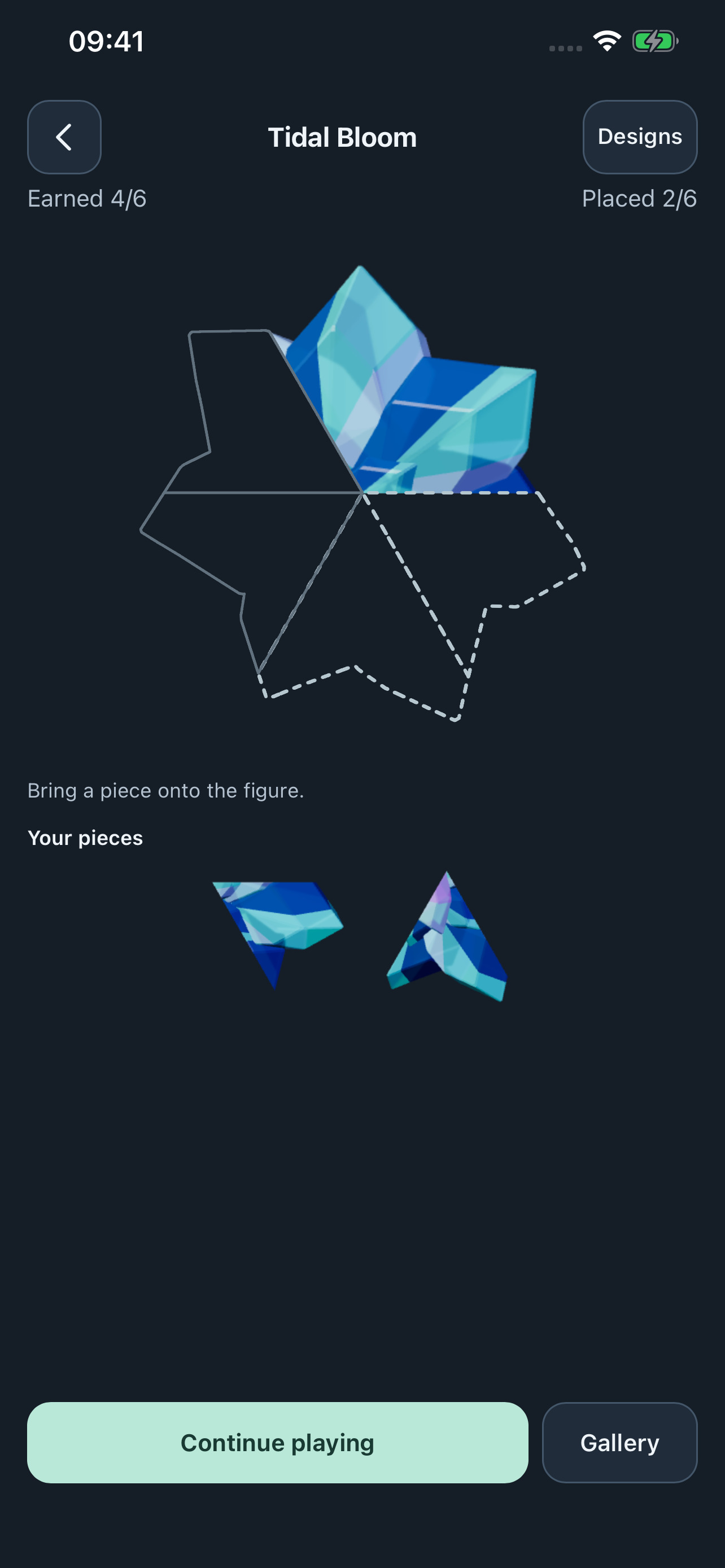 Shatterglow workshop: a crystal exhibit taking shape on its display plinth